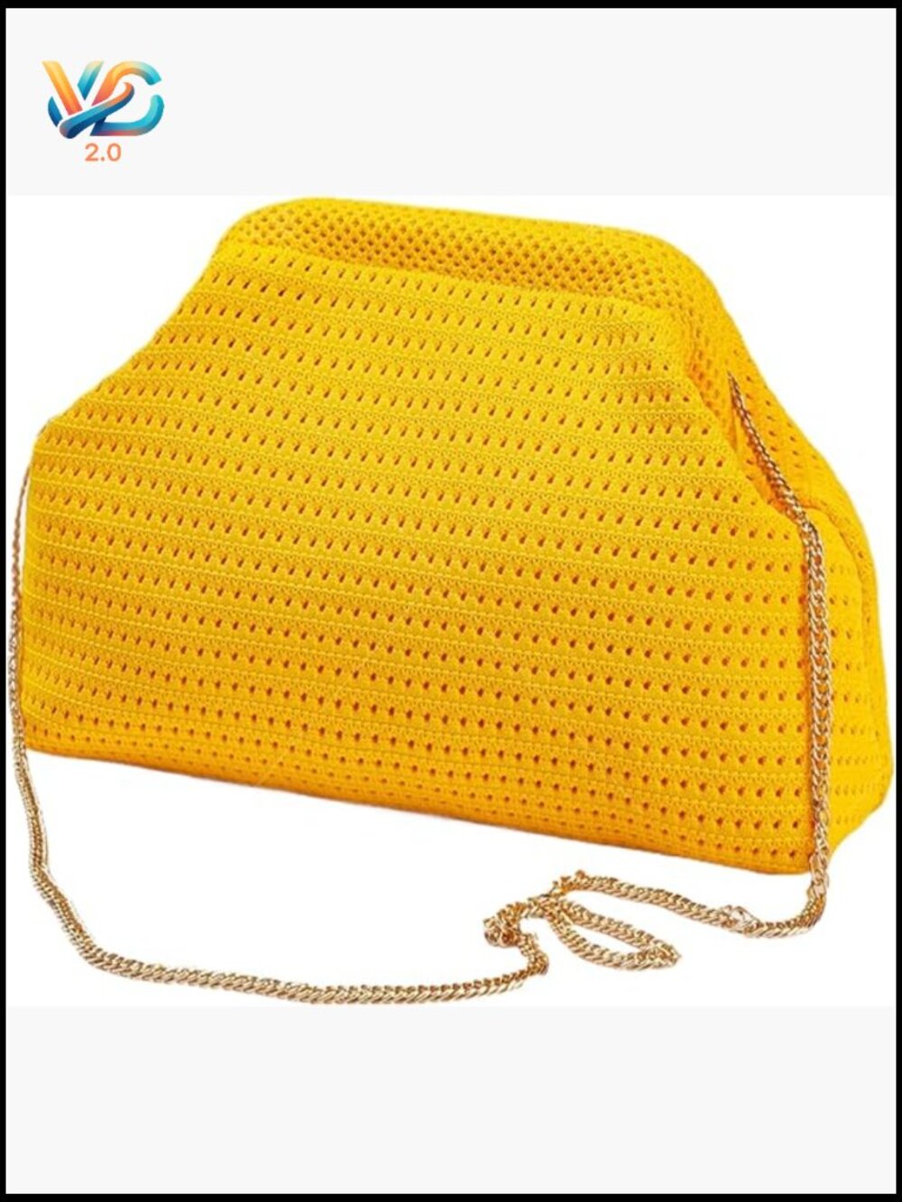 Woven Crochet Clutch Purse Crossbody Shoulder Bag Beach Vacation Dumpling Pouch